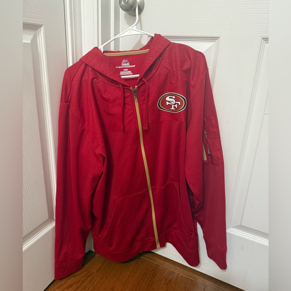 San Francisco 49ers zip up jacket!